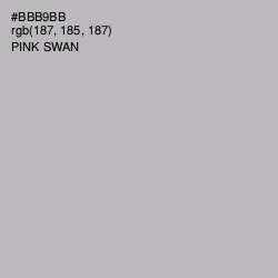 #BBB9BB - Pink Swan Color Image